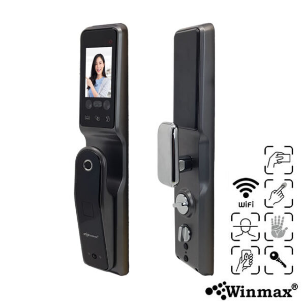 Fingerprint Door Lock and Facial Recognition APP 6in1 Winmax D801