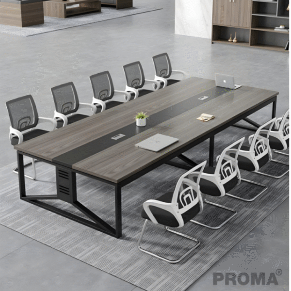 โต๊ะประชุมขนาดใหญ่ โต๊ะประชุมสำนักงาน 10-12 คน Luxury Meeting Table 10-12 Person Conference Table