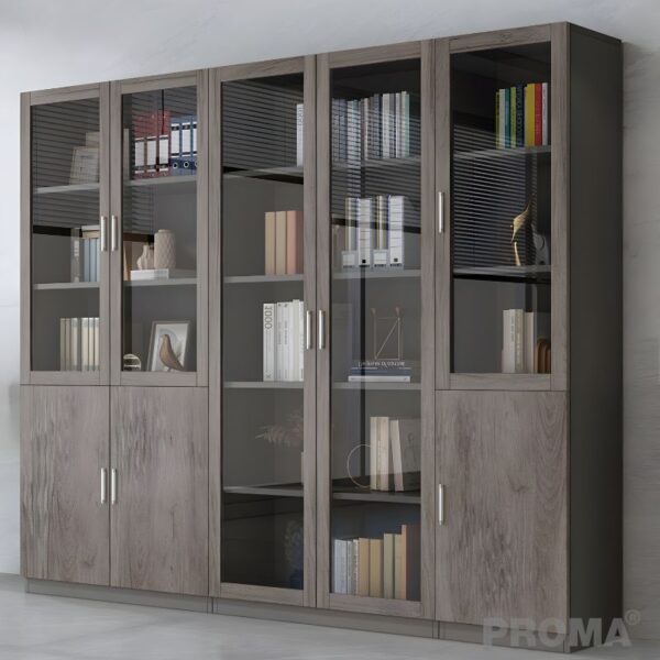 ตู้เก็บเอกสารสำนักงาน ขนาดใหญ่ ดีไซน์สวย ทำด้วยไม้ แข็งแรง Large office filing cabinet Beautiful design made from strong wood.